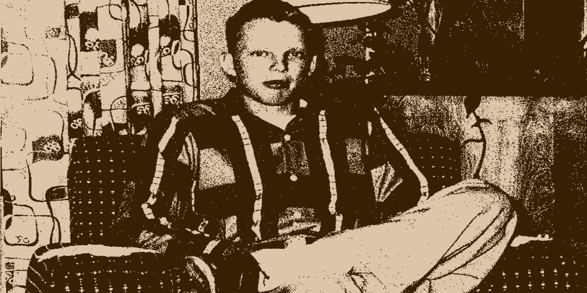 A young Robert 'Bob' Gray, founder of Gray Electric